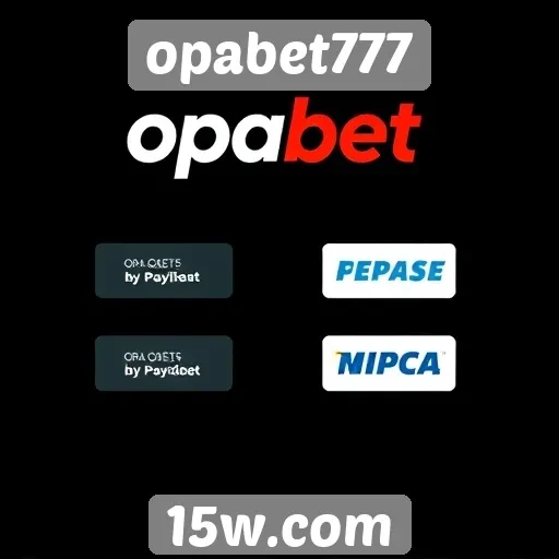 Opções de pagamento disponíveis no opabet777