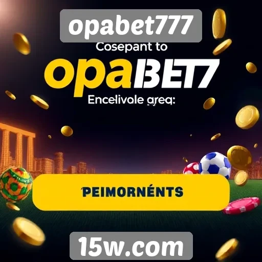 Promos e bônus oferecidos na plataforma opabet777