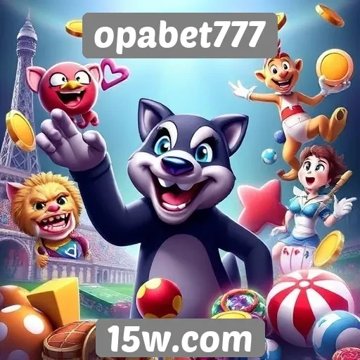 Variedade de jogos disponíveis na plataforma opabet777